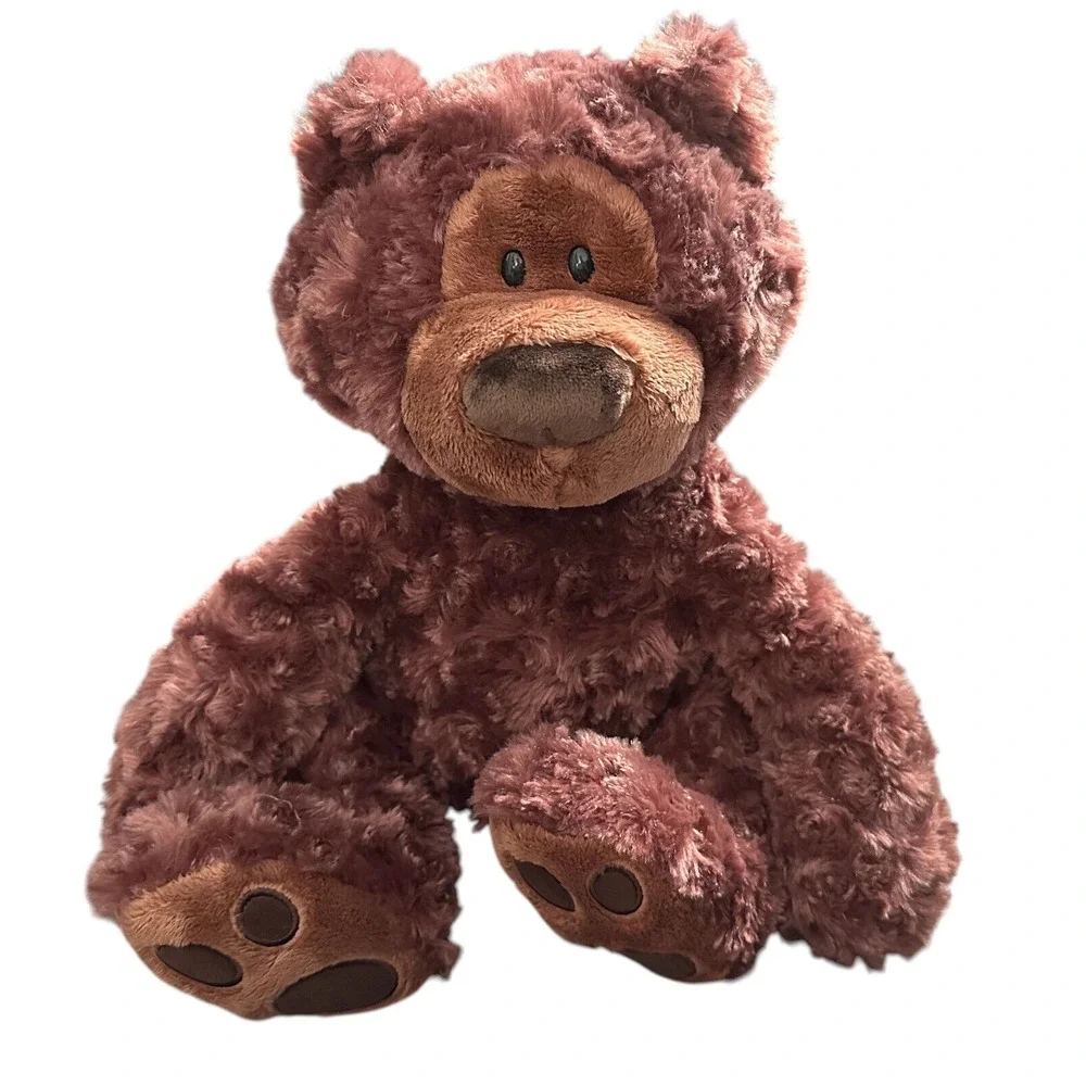 Gund‎ Philbin Chocolate Brown Teddy Bear Stuffed Animal Plush 17